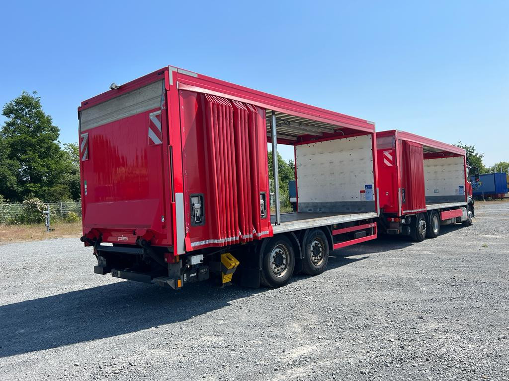 Curtain side truck MERCEDES-BENZ Antos 2540 L 6x2 Pritsche LBW Coca Cola Getränke 8,6m: picture 7