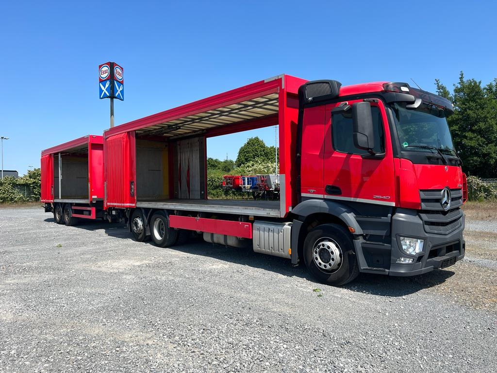 Curtain side truck MERCEDES-BENZ Antos 2540 L 6x2 Pritsche LBW Coca Cola Getränke 8,6m: picture 12