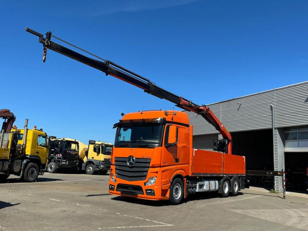 Mercedes-Benz Actros 2648 L 6x2 Pritsche Heckkran 3xhydr.Aussc - Dropside/ Flatbed truck, Crane truck: picture 1 Mercedes-Benz Actros 2648 L 6x2 Pritsche Heckkran 3xhydr.Aussc - Dropside/ Flatbed truck, Crane truck: picture 1
