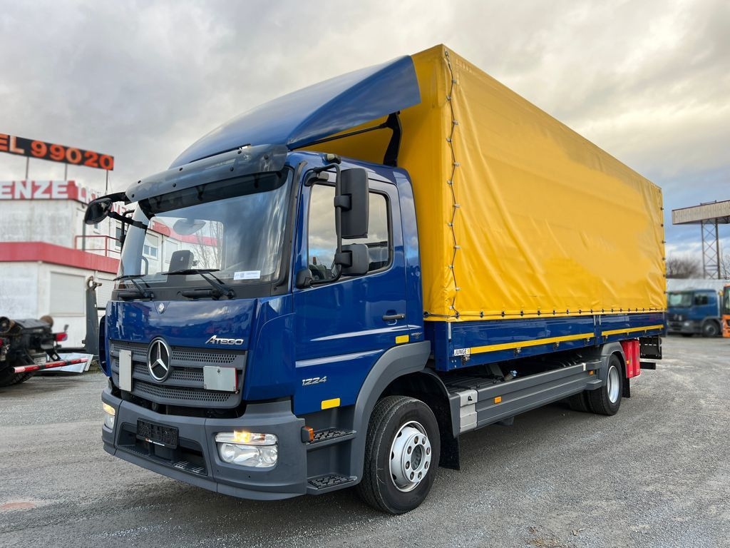 Mercedes-Benz Atego 1224 L Pritsche LBW LBW 1.5 to - Curtain side truck: picture 1 Mercedes-Benz Atego 1224 L Pritsche LBW LBW 1.5 to - Curtain side truck: picture 1