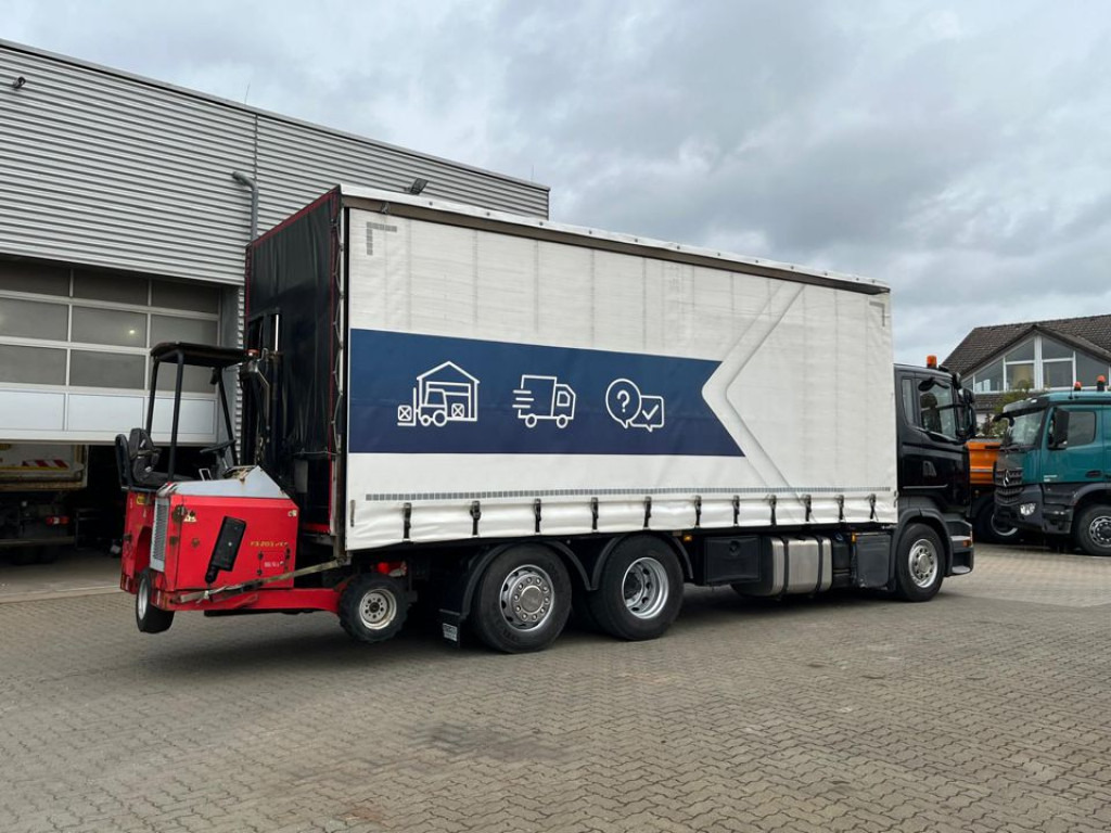 SCANIA (S) R 490 LB 6x2 Pritsche Plane incl. Mitnahmestapler - Curtain side truck: picture 1 SCANIA (S) R 490 LB 6x2 Pritsche Plane incl. Mitnahmestapler - Curtain side truck: picture 1