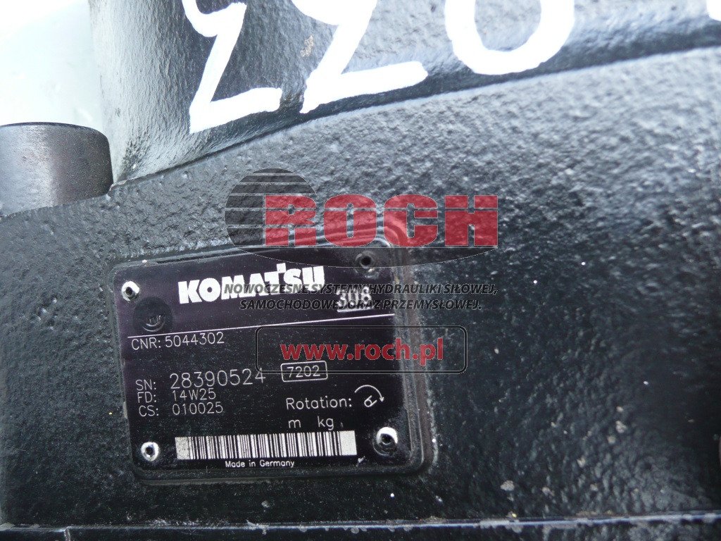 KOMATSU 774638 90R100EA5CP60P3C7F04FAS 383628 - Hydraulic pump: picture 2 KOMATSU 774638 90R100EA5CP60P3C7F04FAS 383628 - Hydraulic pump: picture 2