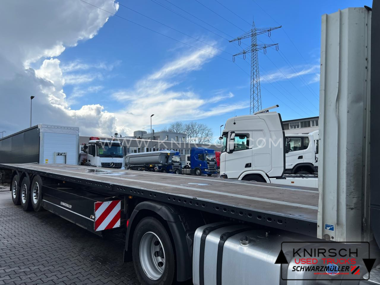 SCHWARZMUELLER Plateau Auflieger J-3A-125 - Dropside/ Flatbed semi-trailer: picture 2 SCHWARZMUELLER Plateau Auflieger J-3A-125 - Dropside/ Flatbed semi-trailer: picture 2