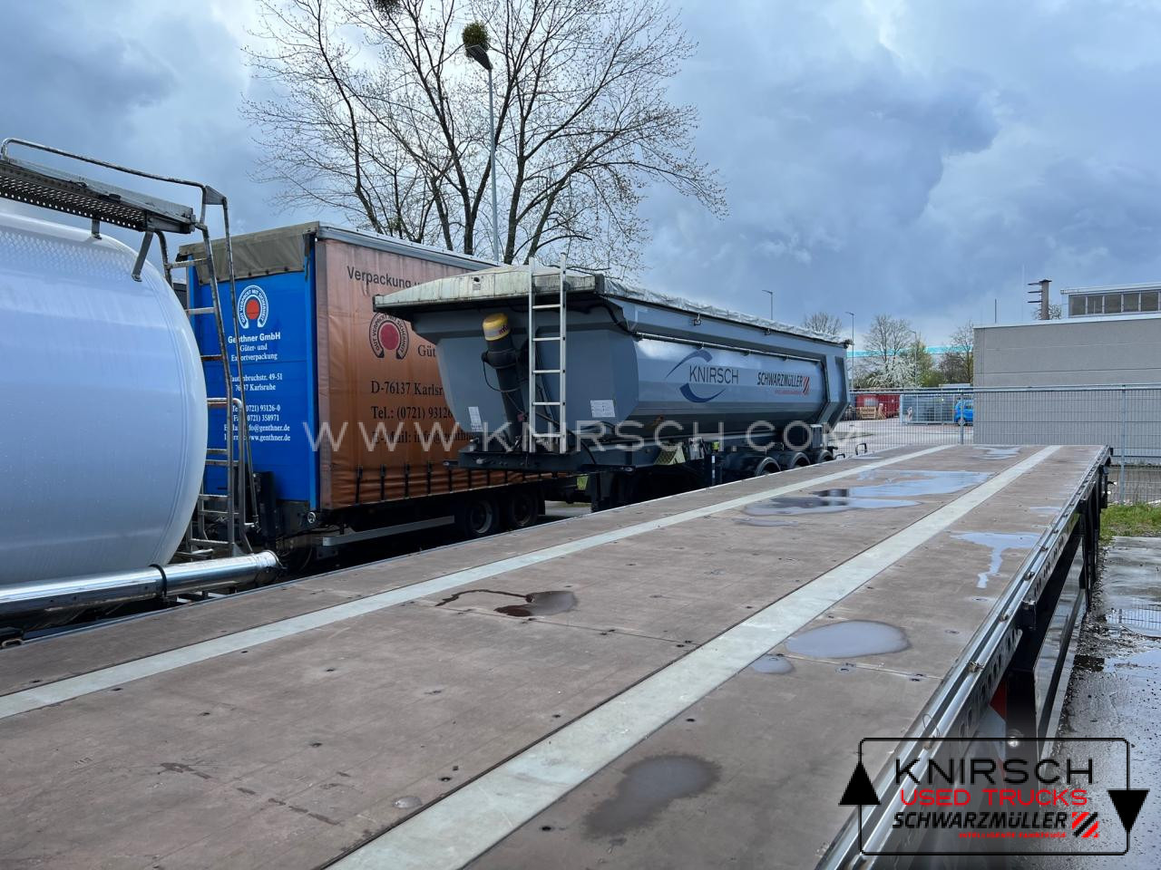 SCHWARZMUELLER Plateau Auflieger J-3A-125 - Dropside/ Flatbed semi-trailer: picture 4 SCHWARZMUELLER Plateau Auflieger J-3A-125 - Dropside/ Flatbed semi-trailer: picture 4