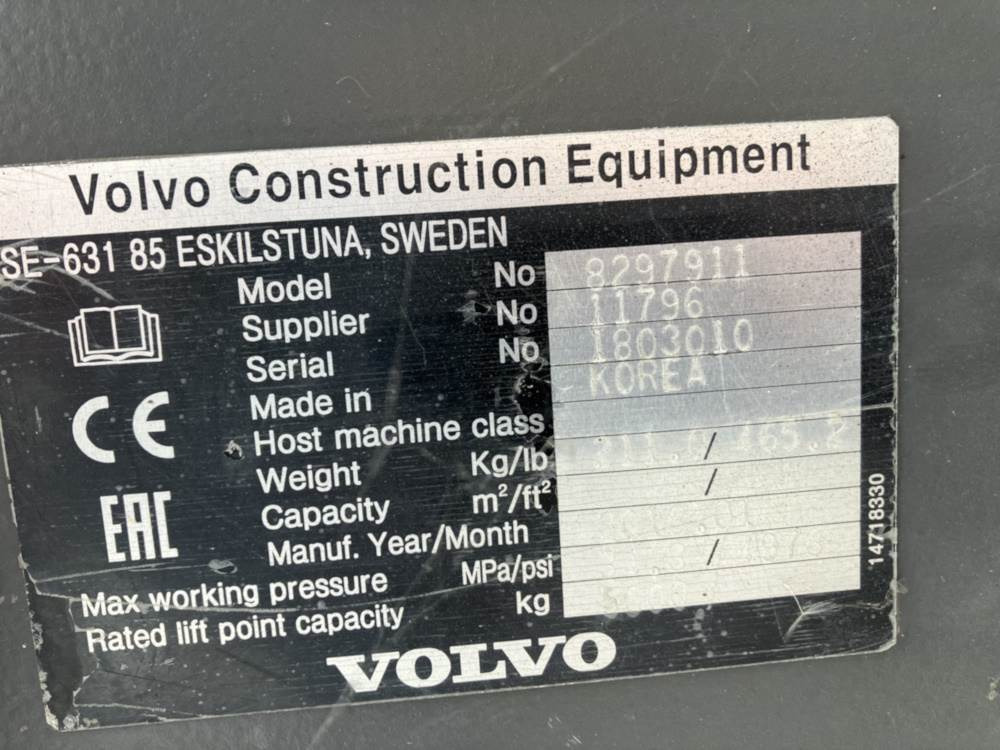 Volvo Schnellwechsler S1 - Quick coupler: picture 3 Volvo Schnellwechsler S1 - Quick coupler: picture 3