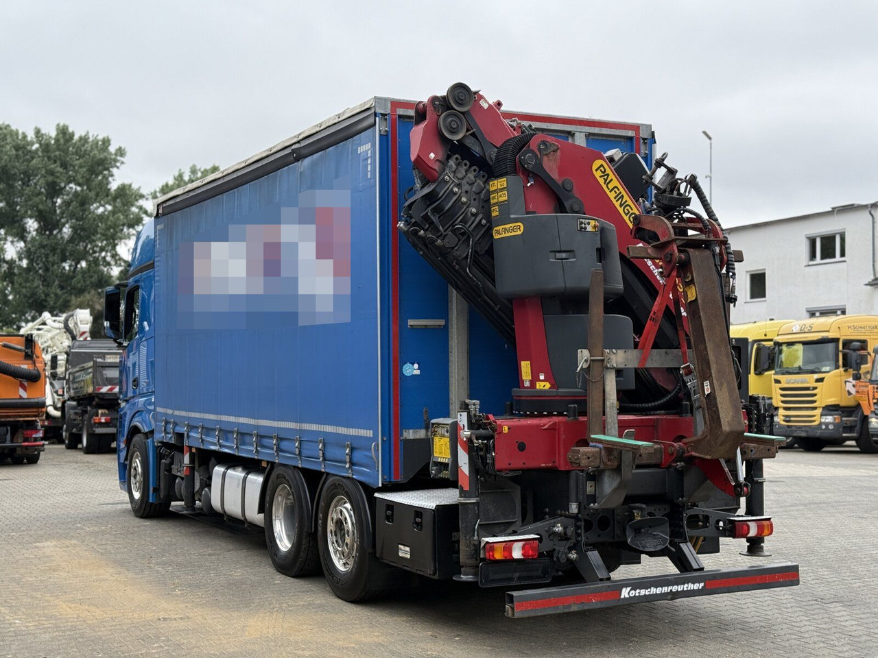 Mercedes-Benz Actros 6x2 Pritsche Kran Palfinger PK34002 + JIB - Curtain side truck, Crane truck: picture 5 Mercedes-Benz Actros 6x2 Pritsche Kran Palfinger PK34002 + JIB - Curtain side truck, Crane truck: picture 5