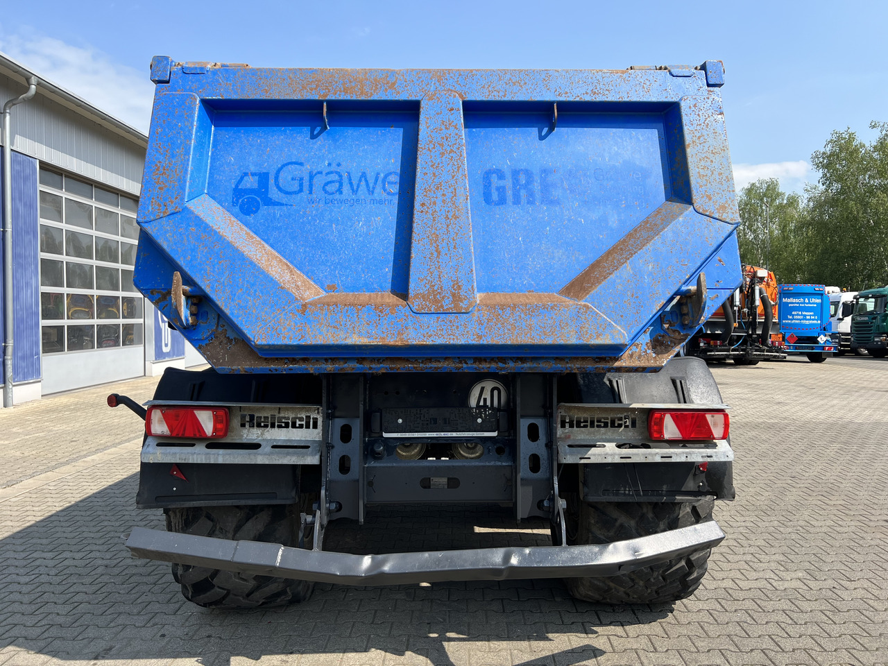 REISCH RTWK-200KS.550 Agro Kippauflieger - Tipper semi-trailer: picture 5 REISCH RTWK-200KS.550 Agro Kippauflieger - Tipper semi-trailer: picture 5