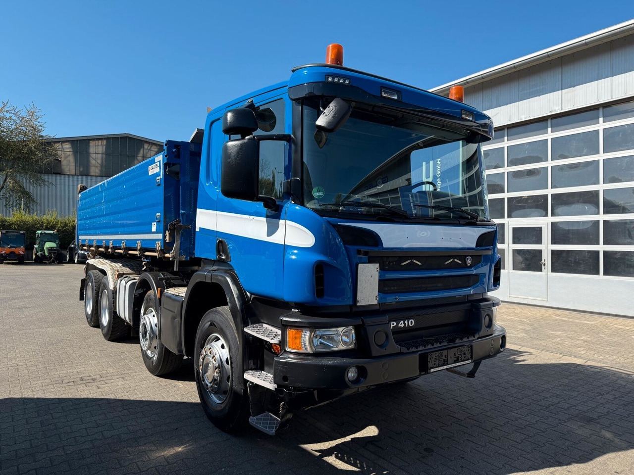 Scania P 410 8x4 Dreiseitenkipper DAUTEL - Tipper: picture 1 Scania P 410 8x4 Dreiseitenkipper DAUTEL - Tipper: picture 1