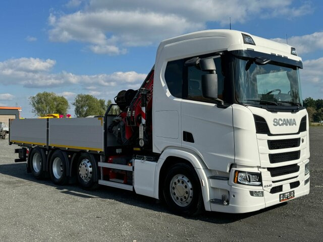 Scania R540 8x2/4 Pritsche mit Kran FASSI F365 - Crane truck, Dropside/ Flatbed truck: picture 1 Scania R540 8x2/4 Pritsche mit Kran FASSI F365 - Crane truck, Dropside/ Flatbed truck: picture 1
