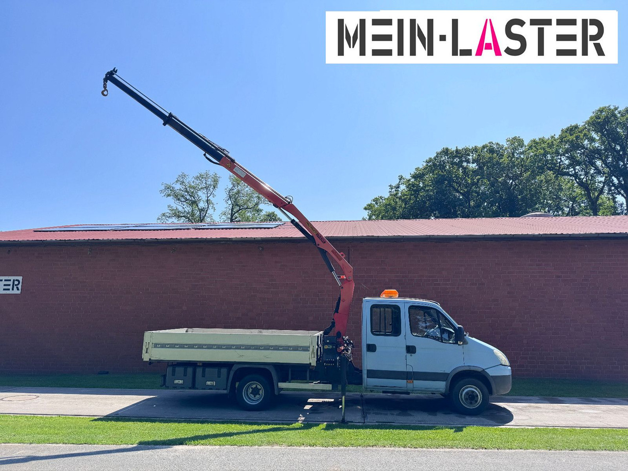 Iveco 65C180 3.0d Palfinger PK 6500 7 Sitzer - Open body delivery van, Combi van: picture 3 Iveco 65C180 3.0d Palfinger PK 6500 7 Sitzer - Open body delivery van, Combi van: picture 3