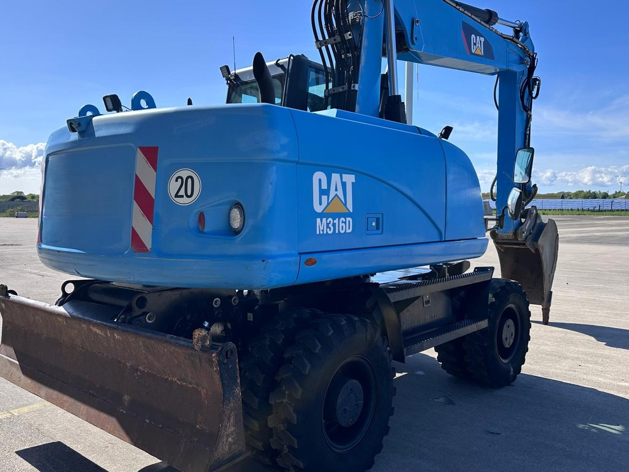 CATERPILLAR M 316 D Oil Quick OQ 65 Deutsche Maschine Top ! - Wheel excavator: picture 4 CATERPILLAR M 316 D Oil Quick OQ 65 Deutsche Maschine Top ! - Wheel excavator: picture 4