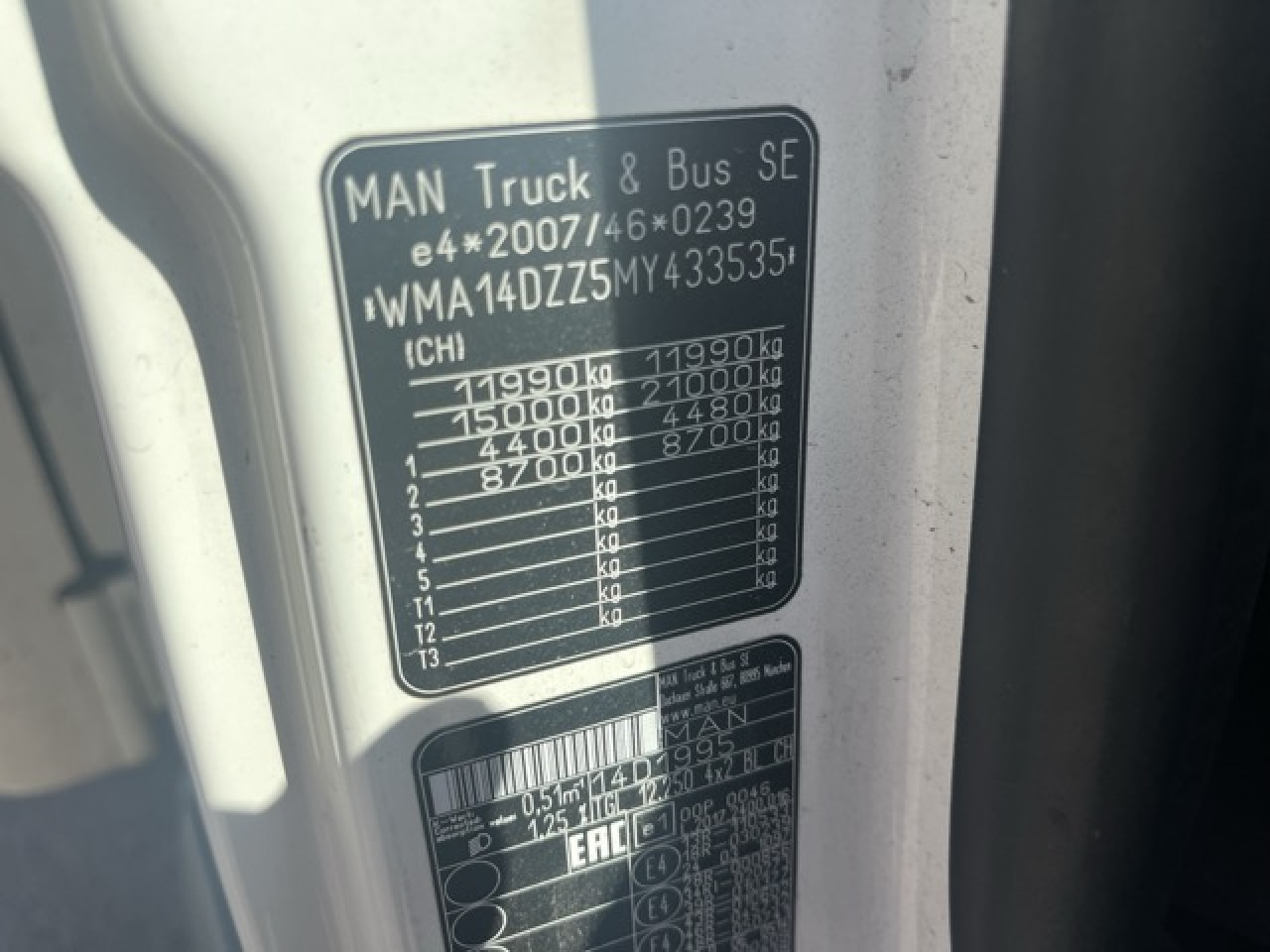 MAN TGL 12.250 4x2 BL Euro6 Klima AHK Luftfeder - Closed box van: picture 2 MAN TGL 12.250 4x2 BL Euro6 Klima AHK Luftfeder - Closed box van: picture 2