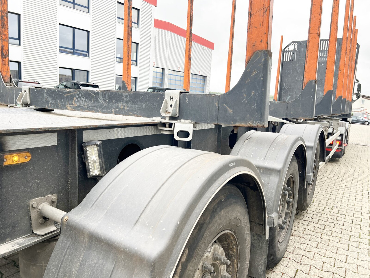 Gsodam 3-Achs Holzauflieger Gsodam 3-Achs Holzauflieger, Liftachse - Log semi-trailer: picture 2 Gsodam 3-Achs Holzauflieger Gsodam 3-Achs Holzauflieger, Liftachse - Log semi-trailer: picture 2