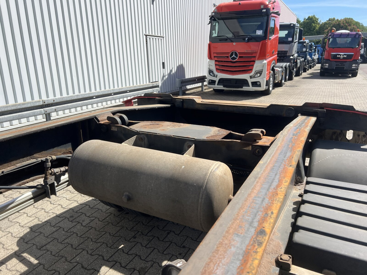 Roll-off/ Skip trailer HSA 18.65 Schlittenabroller HUEFFERMANN HSA 18.65 Schlittenabroller: picture 12