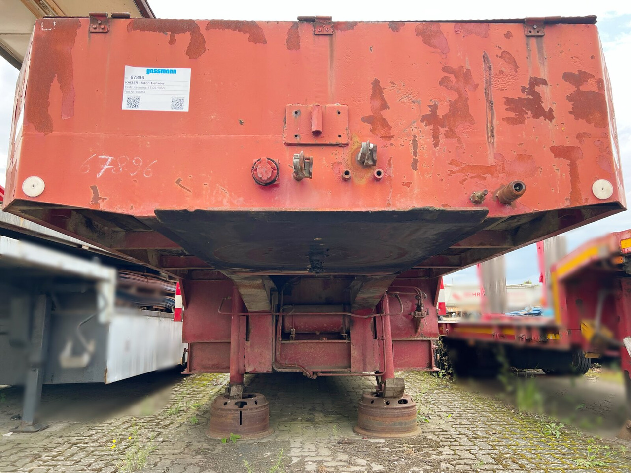 Kaiser - SAnh Tieflader KAISER - Low loader semi-trailer: picture 2 Kaiser - SAnh Tieflader KAISER - Low loader semi-trailer: picture 2