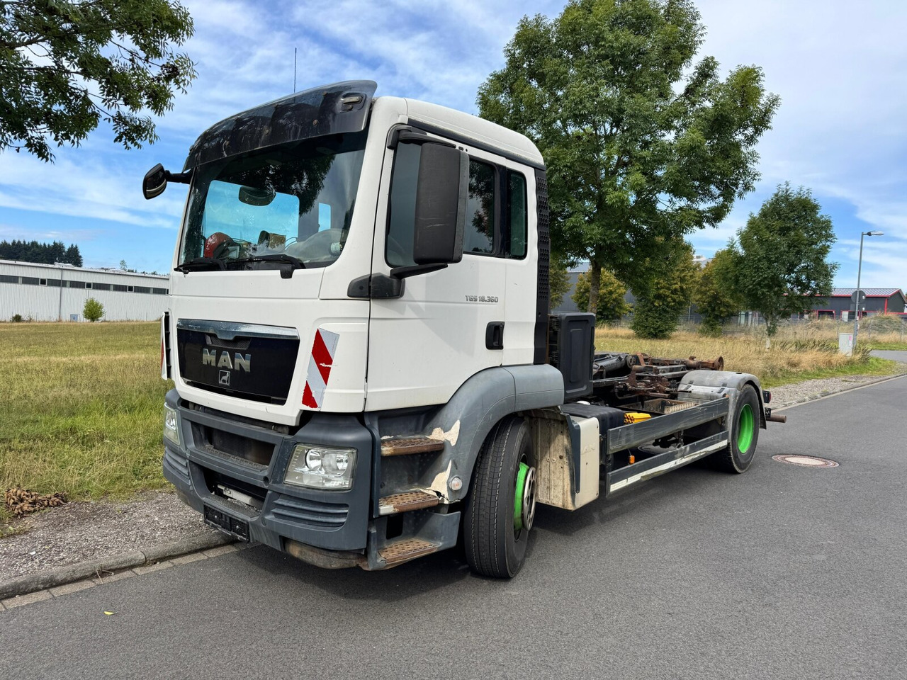 Hook lift truck MAN TGS 18.360 4X2 BL TGS 18.360 4X2 BL, Hyva 10.45 S, Teleskopabrollanlage: picture 11