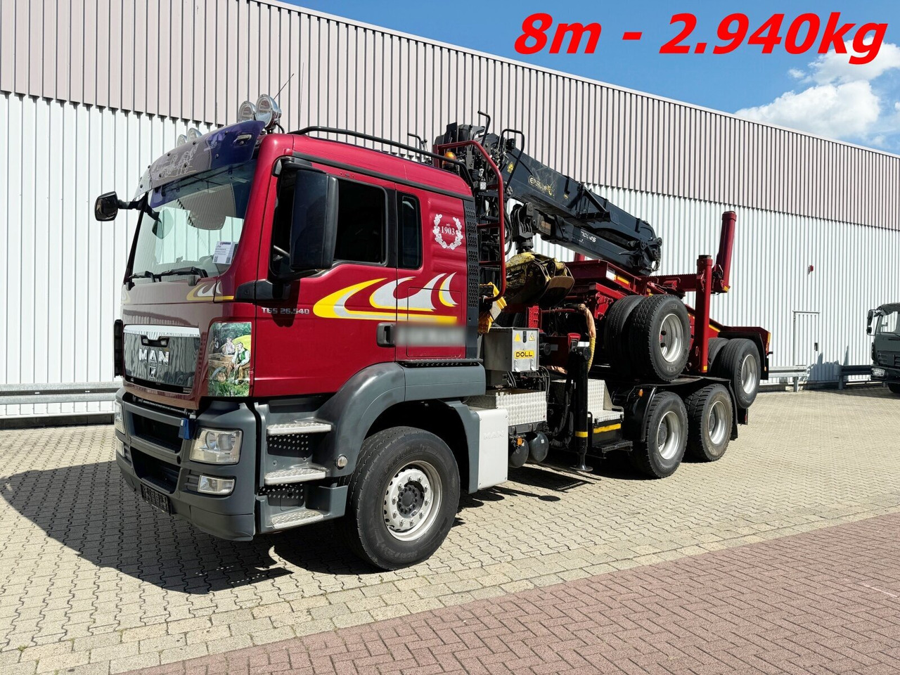 MAN TGS 26.540 6X4 BL TGS 26.540 6X4 BL, Intarder, Kran Epsilon S260L82, Langholz - Logging truck, Crane truck: picture 1 MAN TGS 26.540 6X4 BL TGS 26.540 6X4 BL, Intarder, Kran Epsilon S260L82, Langholz - Logging truck, Crane truck: picture 1