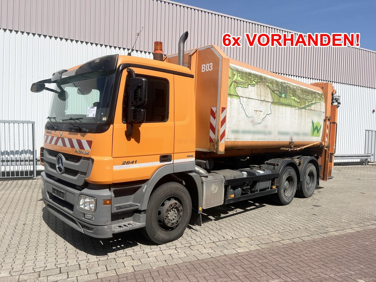 Mercedes-Benz Actros 2641/48 L 6x4 Actros 2641/48 L 6x4, Seilabroller, Haller Lotos, Zöller Schüttung - Garbage truck: picture 1 Mercedes-Benz Actros 2641/48 L 6x4 Actros 2641/48 L 6x4, Seilabroller, Haller Lotos, Zöller Schüttung - Garbage truck: picture 1