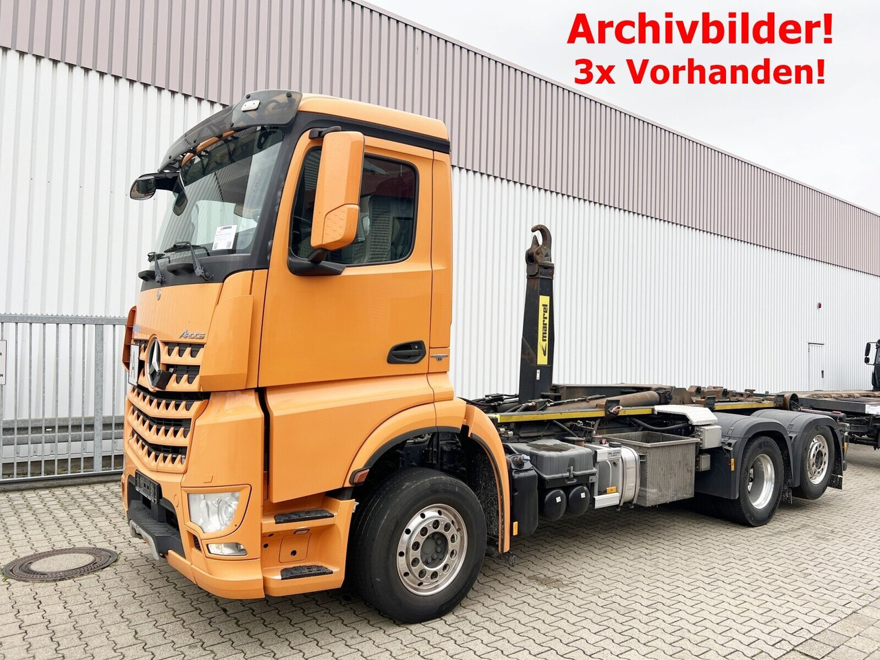 Mercedes-Benz Arocs 2552 L 6x2 Arocs 2552 L 6x2, Lenk-/Liftachse 3x Vorhanden! - Hook lift truck: picture 1 Mercedes-Benz Arocs 2552 L 6x2 Arocs 2552 L 6x2, Lenk-/Liftachse 3x Vorhanden! - Hook lift truck: picture 1