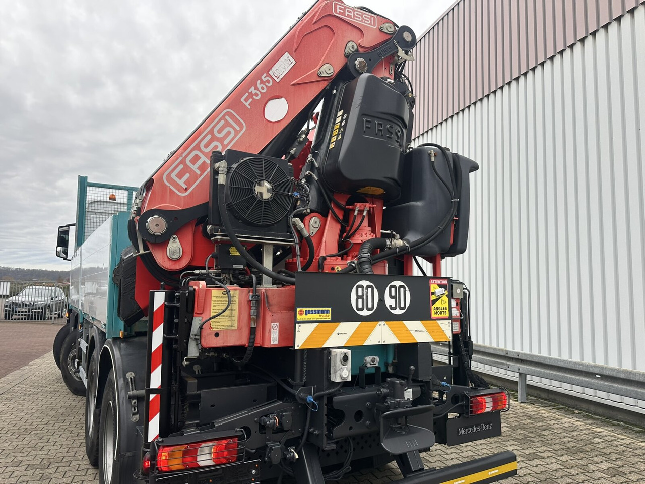 Mercedes-Benz Arocs 4151 K 8x4 Arocs 4151 K 8x4, Fassi Heckkran F 365 RA. 2.26 E Dynamic, Funk - Crane truck, Dropside/ Flatbed truck: picture 4 Mercedes-Benz Arocs 4151 K 8x4 Arocs 4151 K 8x4, Fassi Heckkran F 365 RA. 2.26 E Dynamic, Funk - Crane truck, Dropside/ Flatbed truck: picture 4