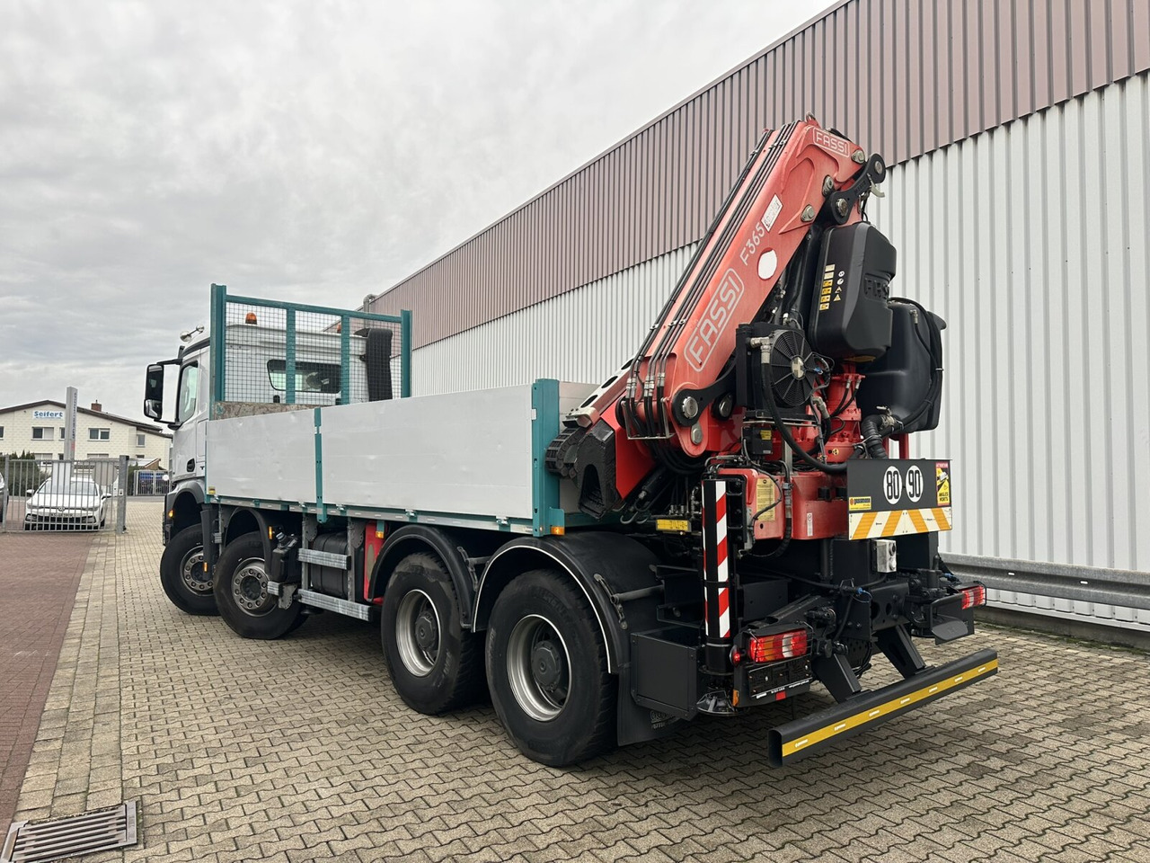 Mercedes-Benz Arocs 4151 K 8x4 Arocs 4151 K 8x4, Fassi Heckkran F 365 RA. 2.26 E Dynamic, Funk - Crane truck, Dropside/ Flatbed truck: picture 3 Mercedes-Benz Arocs 4151 K 8x4 Arocs 4151 K 8x4, Fassi Heckkran F 365 RA. 2.26 E Dynamic, Funk - Crane truck, Dropside/ Flatbed truck: picture 3