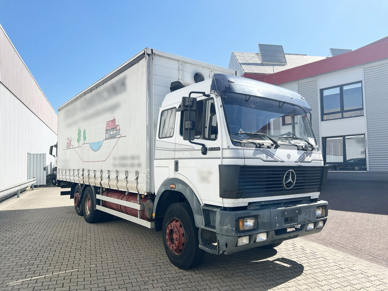 Curtain side truck Mercedes-Benz SK 2435 L 6x2 SK 2435 L 6x2, V8: picture 8
