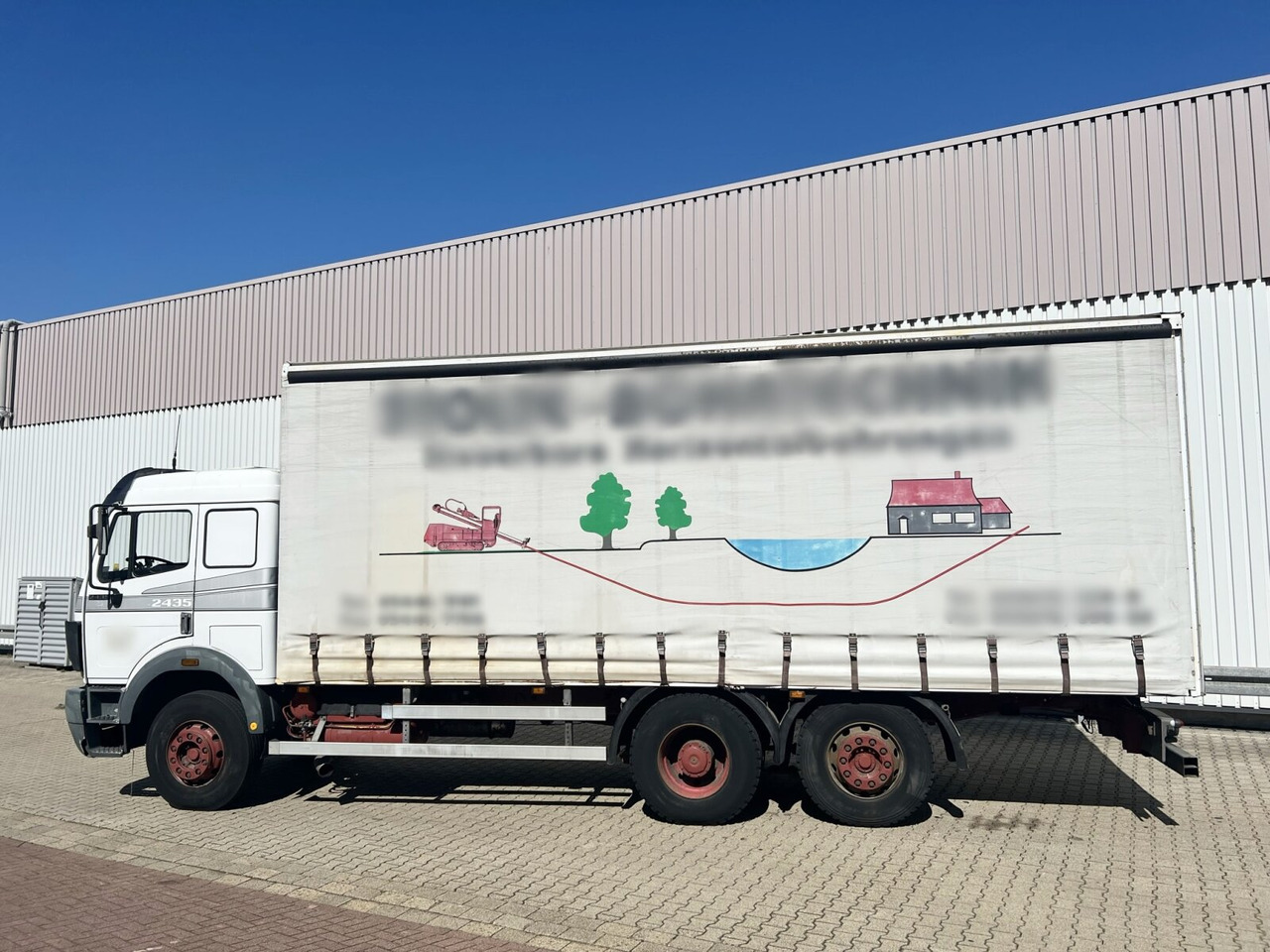 Curtain side truck Mercedes-Benz SK 2435 L 6x2 SK 2435 L 6x2, V8: picture 11