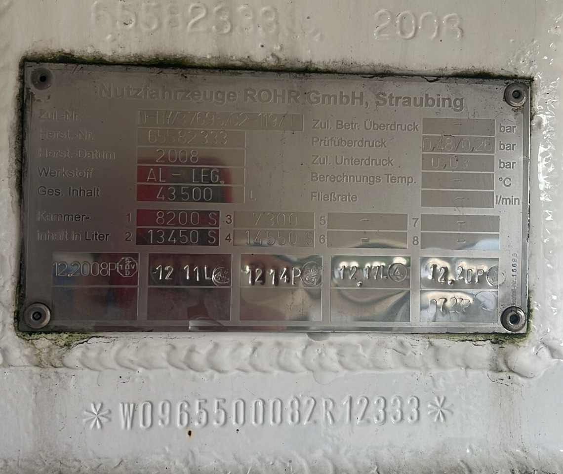 TAL-A-ZE 44,0 TAL-A-ZE 44,0, 43.500l, 4 Kammern, Untenbefüllung - Tanker semi-trailer: picture 3 TAL-A-ZE 44,0 TAL-A-ZE 44,0, 43.500l, 4 Kammern, Untenbefüllung - Tanker semi-trailer: picture 3