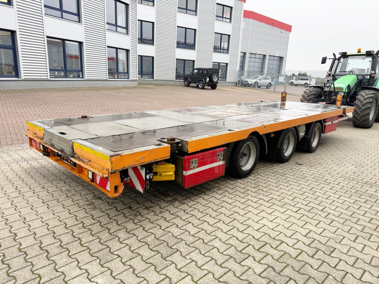 Dropside/ Flatbed trailer ZHP 24-32 RUFA ZHP 24-32, TwistLock-Verriegelungen, Verzinkt: picture 9