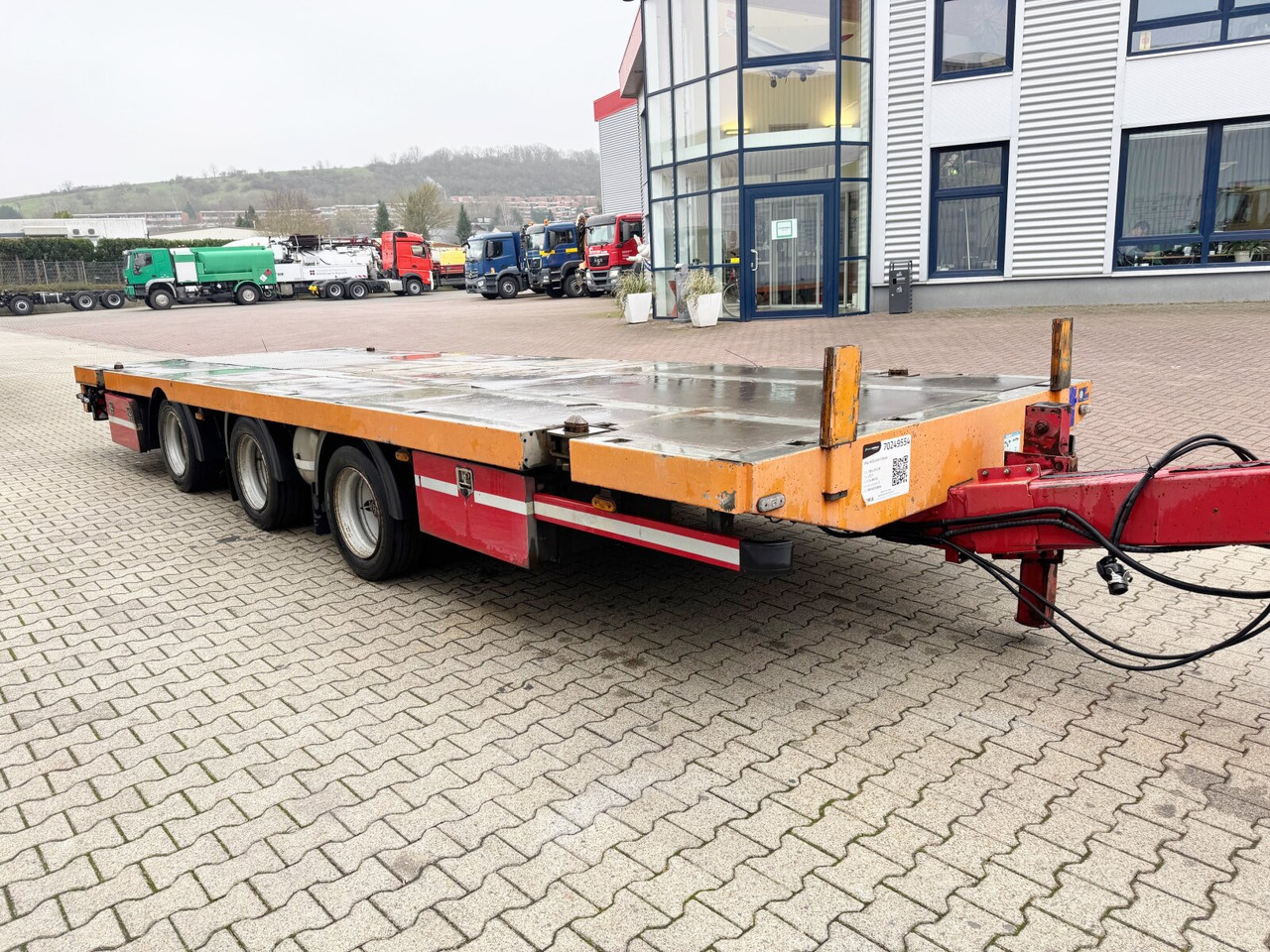 Dropside/ Flatbed trailer ZHP 24-32 RUFA ZHP 24-32, TwistLock-Verriegelungen, Verzinkt: picture 10