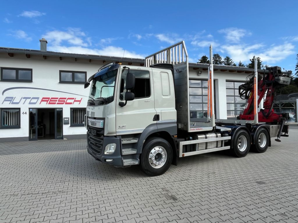 DAF CF 460 6x4 mit Riedler Holzaufb. Penz Kran 12Z - Logging truck, Crane truck: picture 3 DAF CF 460 6x4 mit Riedler Holzaufb. Penz Kran 12Z - Logging truck, Crane truck: picture 3
