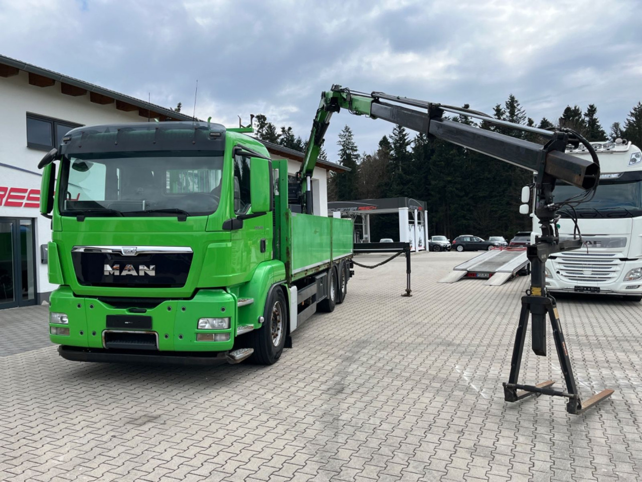 MAN TGS 25.440 Baustoff Pritsche mit Atlas 165.2VE - Dropside/ Flatbed truck, Crane truck: picture 5 MAN TGS 25.440 Baustoff Pritsche mit Atlas 165.2VE - Dropside/ Flatbed truck, Crane truck: picture 5