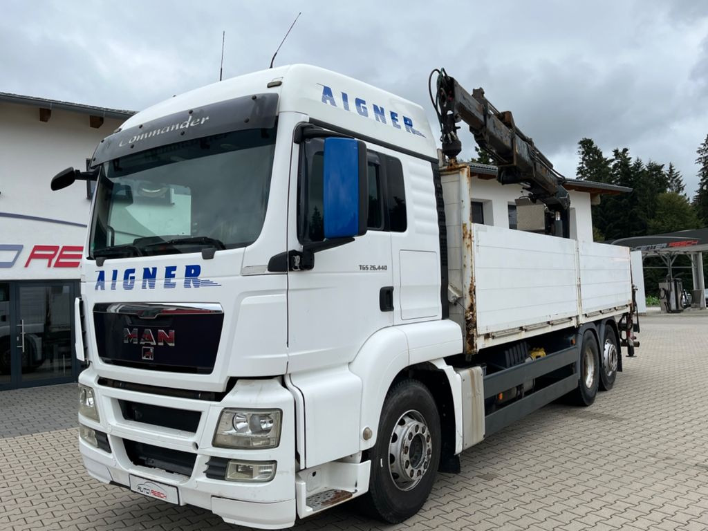 MAN TGS 26.440 Baustoff mit HIAB XS 166 Kran MAN TGS 26.440 Baustoff mit HIAB XS 166 Kran - Dropside/ Flatbed truck, Crane truck: picture 3 MAN TGS 26.440 Baustoff mit HIAB XS 166 Kran MAN TGS 26.440 Baustoff mit HIAB XS 166 Kran - Dropside/ Flatbed truck, Crane truck: picture 3