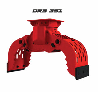 DEMOQ DRS351 Hydraulic Polyp -grab 520 kg - Grapple for Construction machinery: picture 1 DEMOQ DRS351 Hydraulic Polyp -grab 520 kg - Grapple for Construction machinery: picture 1