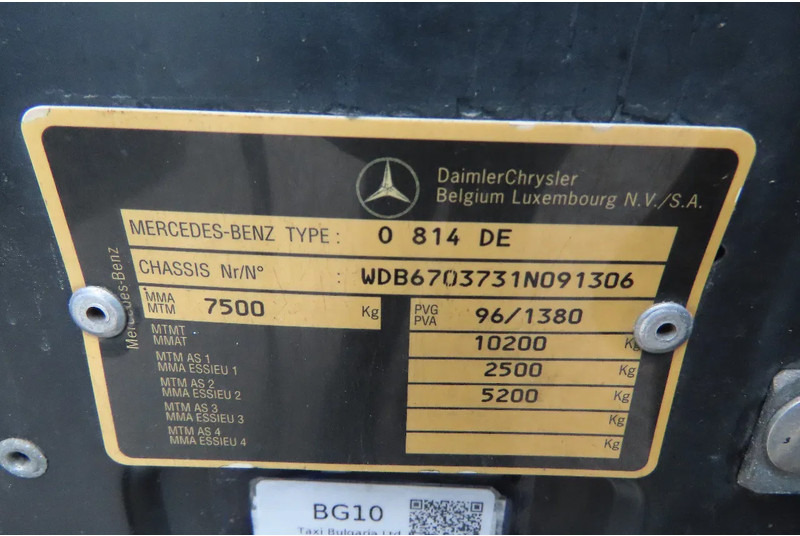 Bus Mercedes-Benz 814 D 814D 33 seats! clean bus: picture 20