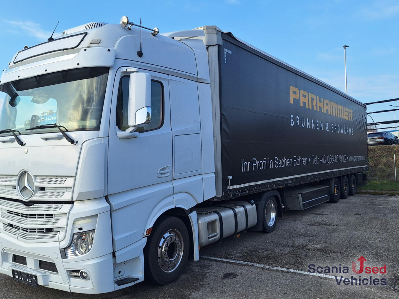 Tractor truck MERCEDES-BENZ Actros 1848 Lowliner Komplettzug Trailer 2015 !!: picture 1