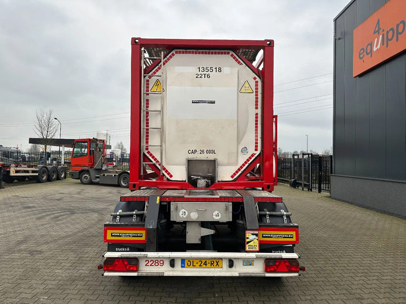 Tanker semi-trailer Burg 20FT ADR (EX/II, EX/III, FL, AT) Chassis + Tankcontainer 26.000L /3 baffels: picture 6