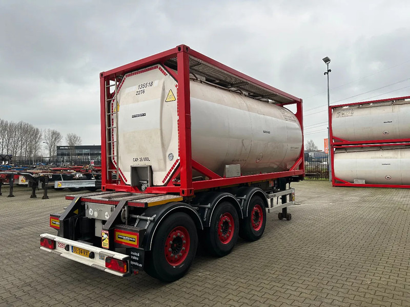 Burg 20FT ADR (EX/II, EX/III, FL, AT) Chassis + Tankcontainer 26.000L /3 baffels - Tanker semi-trailer: picture 4 Burg 20FT ADR (EX/II, EX/III, FL, AT) Chassis + Tankcontainer 26.000L /3 baffels - Tanker semi-trailer: picture 4