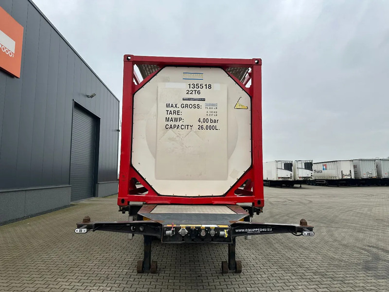 Burg 20FT ADR (EX/II, EX/III, FL, AT) Chassis + Tankcontainer 26.000L /3 baffels - Tanker semi-trailer: picture 5 Burg 20FT ADR (EX/II, EX/III, FL, AT) Chassis + Tankcontainer 26.000L /3 baffels - Tanker semi-trailer: picture 5