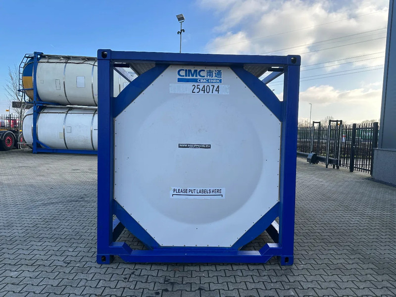 CIMC 20FT ISO, 25.090L / 1-COMP / 3 BAFFELS / T12 / 4 manholes / ADR valid until 02/2027 - Storage tank: picture 5 CIMC 20FT ISO, 25.090L / 1-COMP / 3 BAFFELS / T12 / 4 manholes / ADR valid until 02/2027 - Storage tank: picture 5