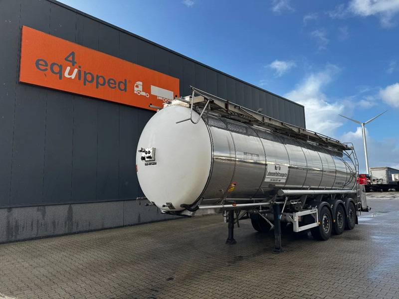 Feldbinder LEBENSMITTEL / LEVENSMIDDELEN FOOD / 33.500L / 3-COMP / PUMPE / INOX / NL-trailer / APK: 05-2026 - Tanker semi-trailer: picture 1 Feldbinder LEBENSMITTEL / LEVENSMIDDELEN FOOD / 33.500L / 3-COMP / PUMPE / INOX / NL-trailer / APK: 05-2026 - Tanker semi-trailer: picture 1