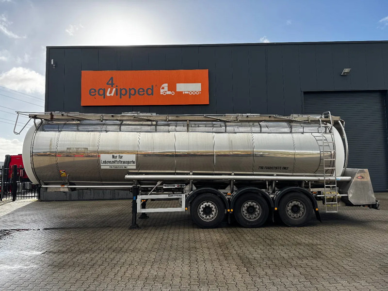 Feldbinder LEBENSMITTEL / LEVENSMIDDELEN FOOD / 33.500L / 3-COMP / PUMPE / INOX / NL-trailer / APK: 05-2026 - Tanker semi-trailer: picture 3 Feldbinder LEBENSMITTEL / LEVENSMIDDELEN FOOD / 33.500L / 3-COMP / PUMPE / INOX / NL-trailer / APK: 05-2026 - Tanker semi-trailer: picture 3