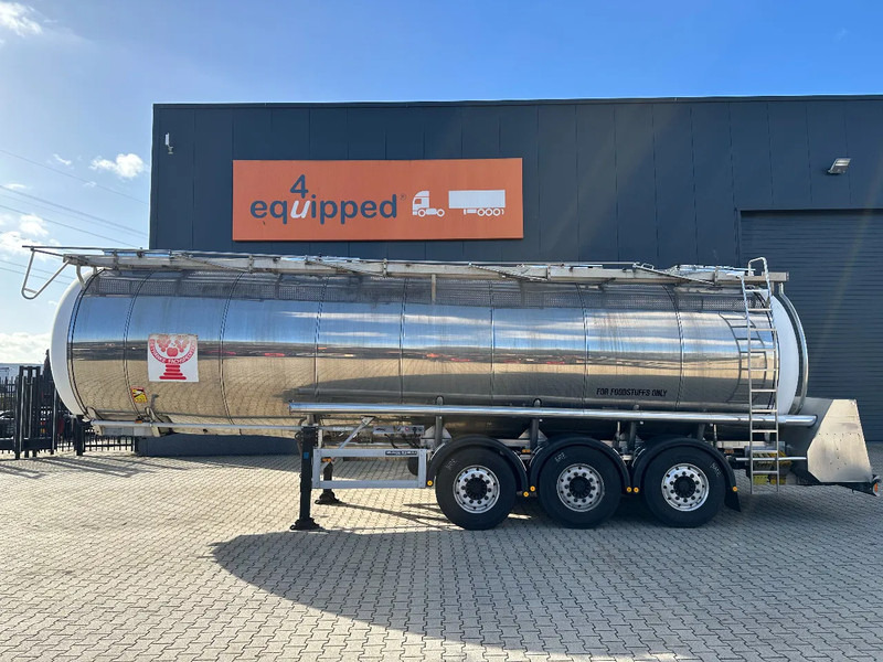 Feldbinder LEBENSMITTEL / LEVENSMIDDELEN FOOD / 33.500L / 3-COMP / PUMPE / NL-trailer / APK: 10-2026 - Tanker semi-trailer: picture 2 Feldbinder LEBENSMITTEL / LEVENSMIDDELEN FOOD / 33.500L / 3-COMP / PUMPE / NL-trailer / APK: 10-2026 - Tanker semi-trailer: picture 2