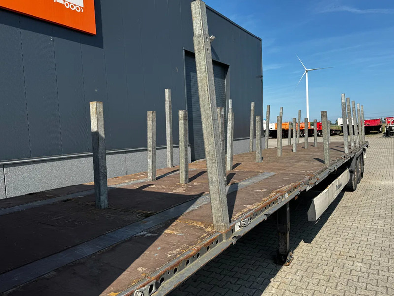 Krone originele platte oplegger met rongpotten + rongen, liftas, schijfremmen, NL-oplegger - Dropside/ Flatbed semi-trailer: picture 5 Krone originele platte oplegger met rongpotten + rongen, liftas, schijfremmen, NL-oplegger - Dropside/ Flatbed semi-trailer: picture 5