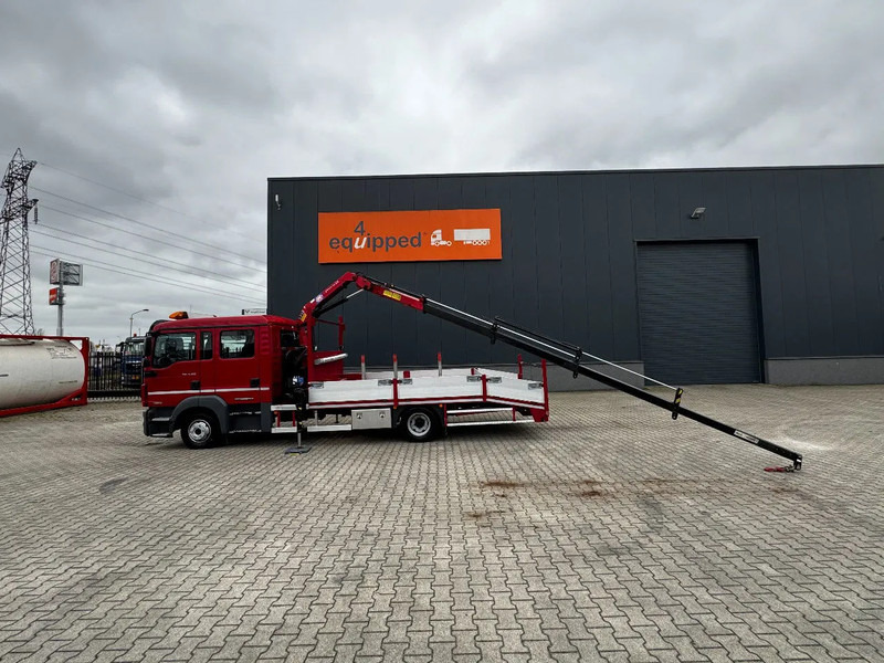 MAN TGL 8.180 crew cab (DOKA), HMF535 K3 crane, 283 running hours only, 211.164 KM, ramps, EURO-6, TOP,-condition - Crane truck: picture 2 MAN TGL 8.180 crew cab (DOKA), HMF535 K3 crane, 283 running hours only, 211.164 KM, ramps, EURO-6, TOP,-condition - Crane truck: picture 2