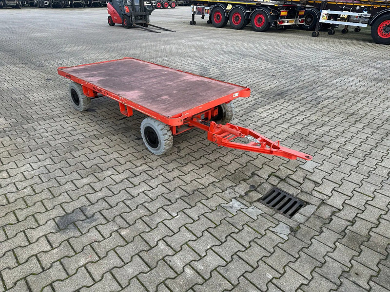 Material handling equipment Mafi stack of 2x double-steered and connectable heavy-duty trailers with 6000kg loading capacity, 9x available: picture 20