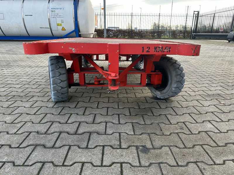 Material handling equipment Mafi stack of 2x double-steered and connectable heavy-duty trailers with 6000kg loading capacity, 9x available: picture 16
