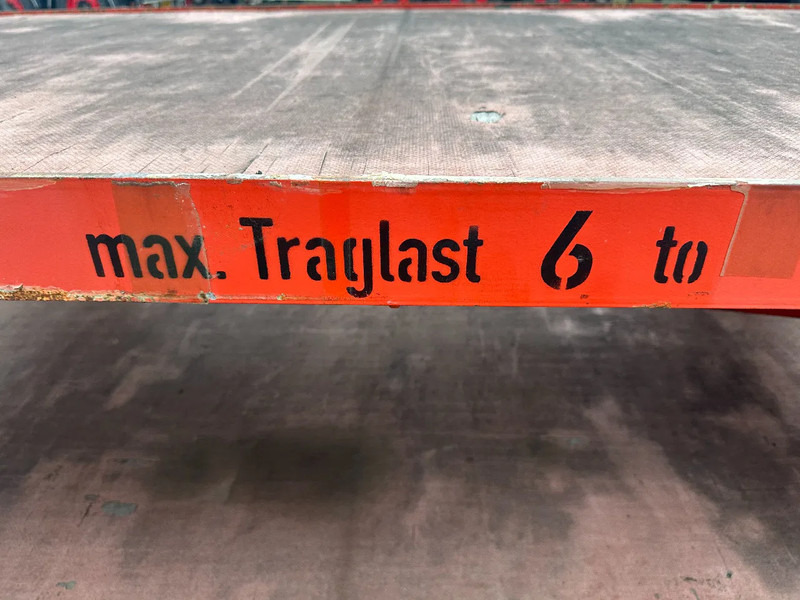 Material handling equipment Mafi stack of 2x double-steered and connectable heavy-duty trailers with 6000kg loading capacity, 9x available: picture 10