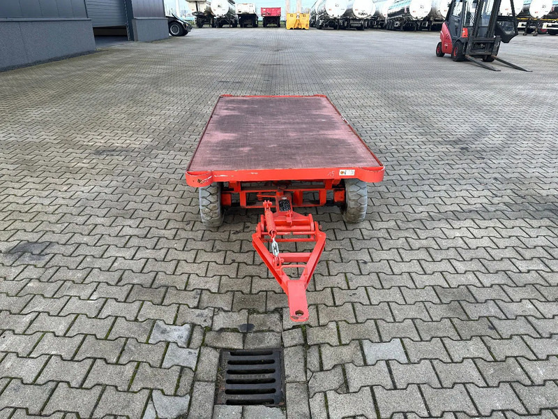 Material handling equipment Mafi stack of 2x double-steered and connectable heavy-duty trailers with 6000kg loading capacity, 9x available: picture 13