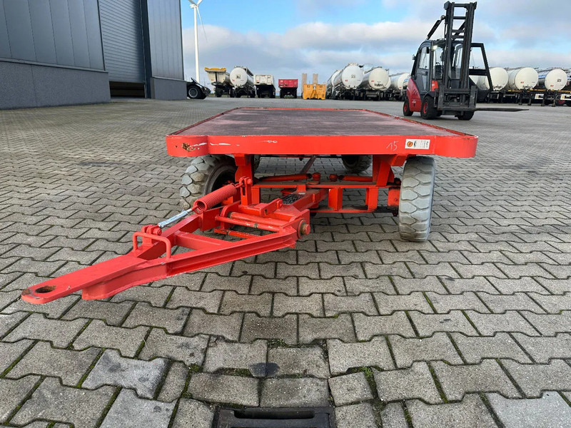 Material handling equipment Mafi stack of 2x double-steered and connectable heavy-duty trailers with 6000kg loading capacity, 9x available: picture 14